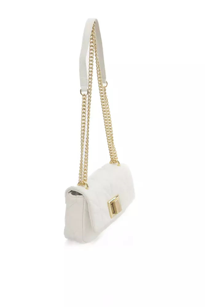 Baldinini Trend White Polyethylene Shoulder Bag