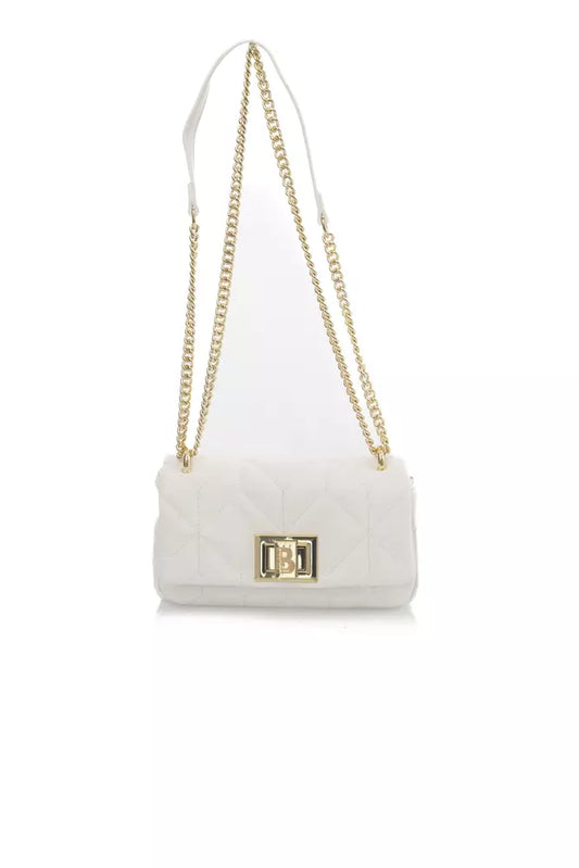 Baldinini Trend White Polyethylene Shoulder Bag