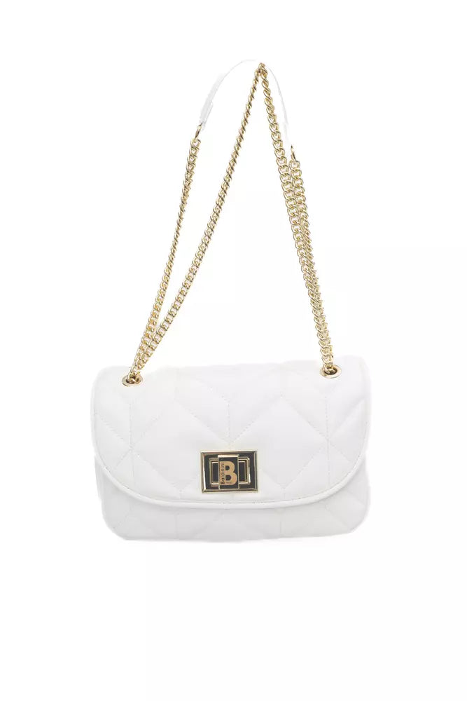 Baldinini Trend White Polyethylene Shoulder Bag