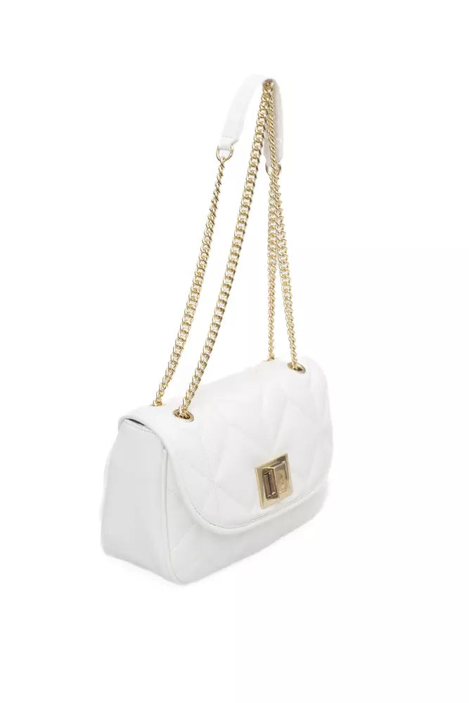 Baldinini Trend White Polyethylene Shoulder Bag