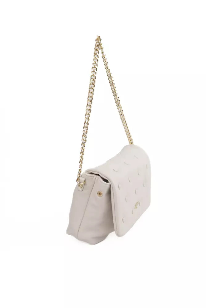 Baldinini Trend Beige Polyethylene Shoulder Bag