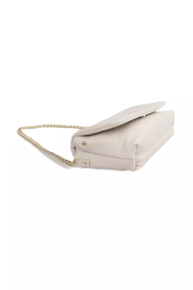 Baldinini Trend Beige Polyethylene Shoulder Bag