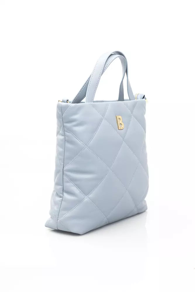 Baldinini Trend Light Blue Polyethylene Shoulder Bag