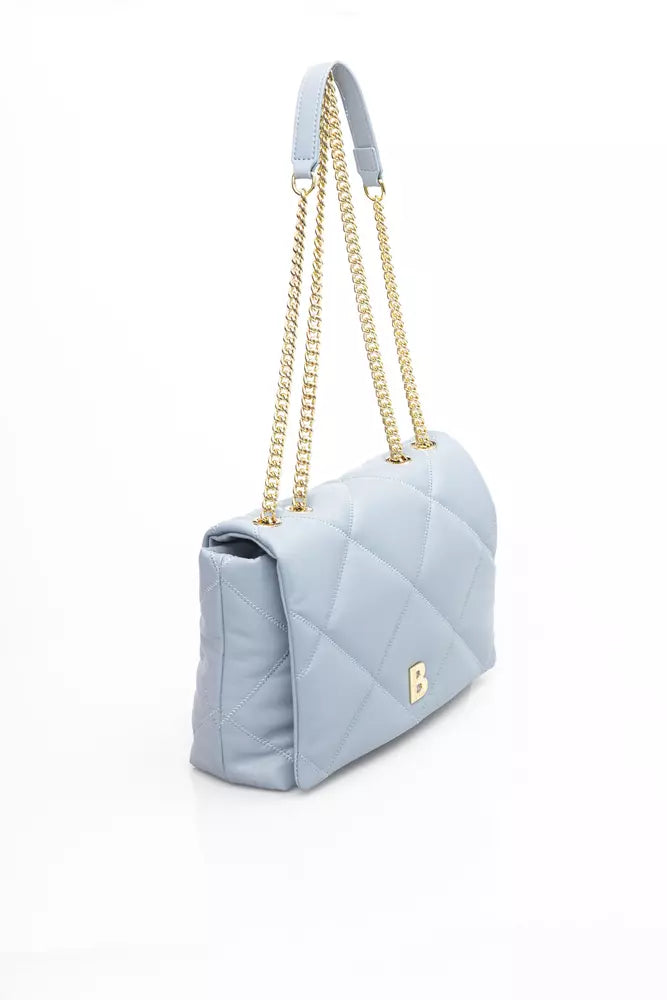 Baldinini Trend Light Blue Polyethylene Shoulder Bag