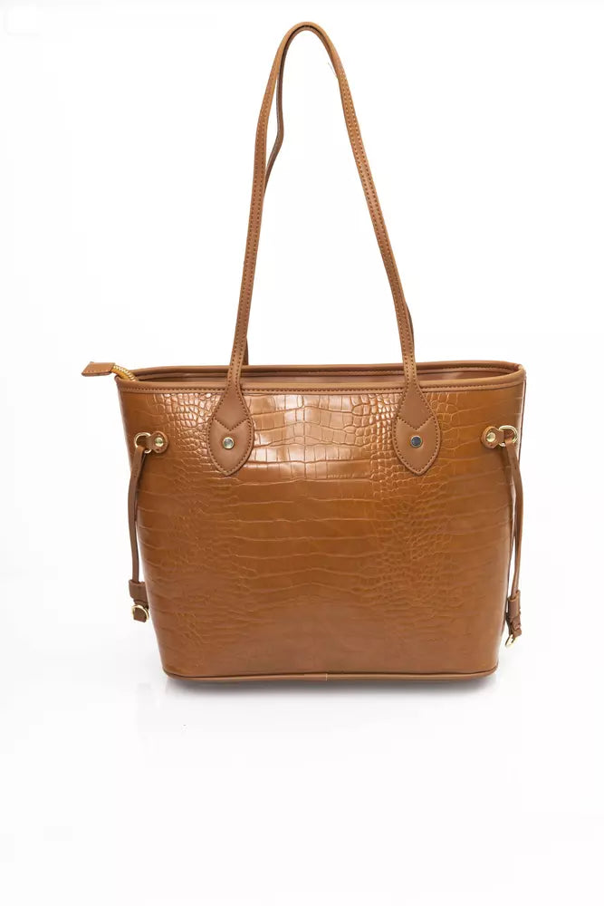 Baldinini Trend Brown Polyethylene Shoulder Bag