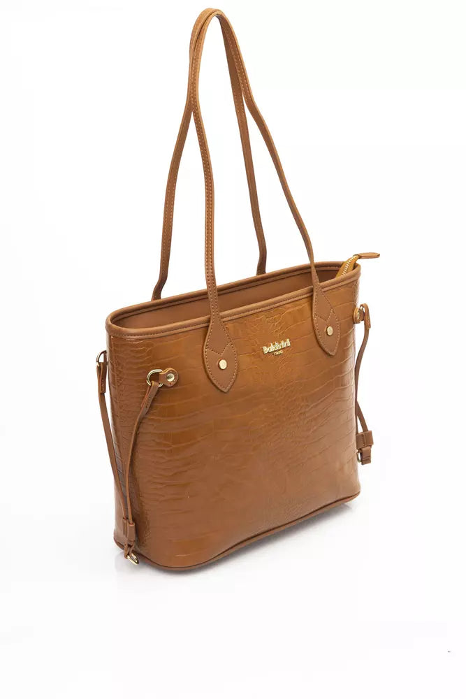 Baldinini Trend Brown Polyethylene Shoulder Bag