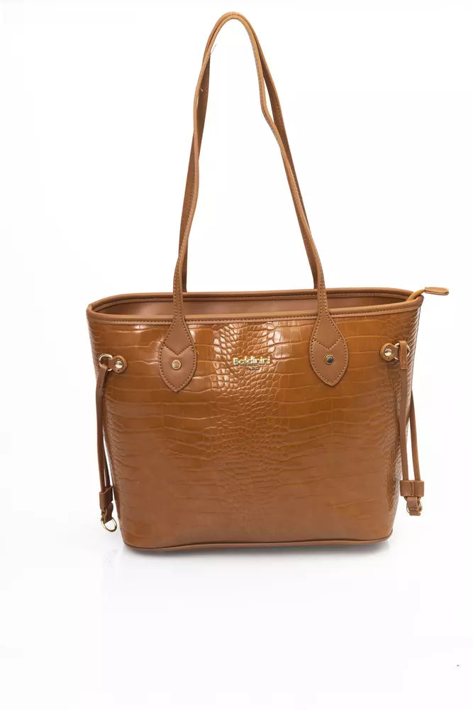 Baldinini Trend Brown Polyethylene Shoulder Bag