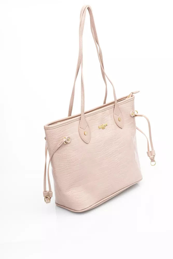 Baldinini Trend Pink Polyethylene Shoulder Bag