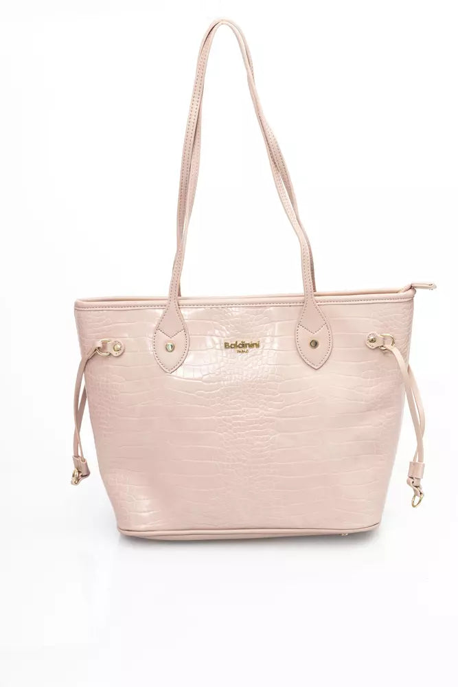 Baldinini Trend Pink Polyethylene Shoulder Bag