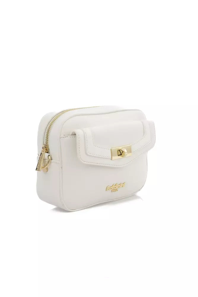 Baldinini Trend White Polyurethane Shoulder Bag