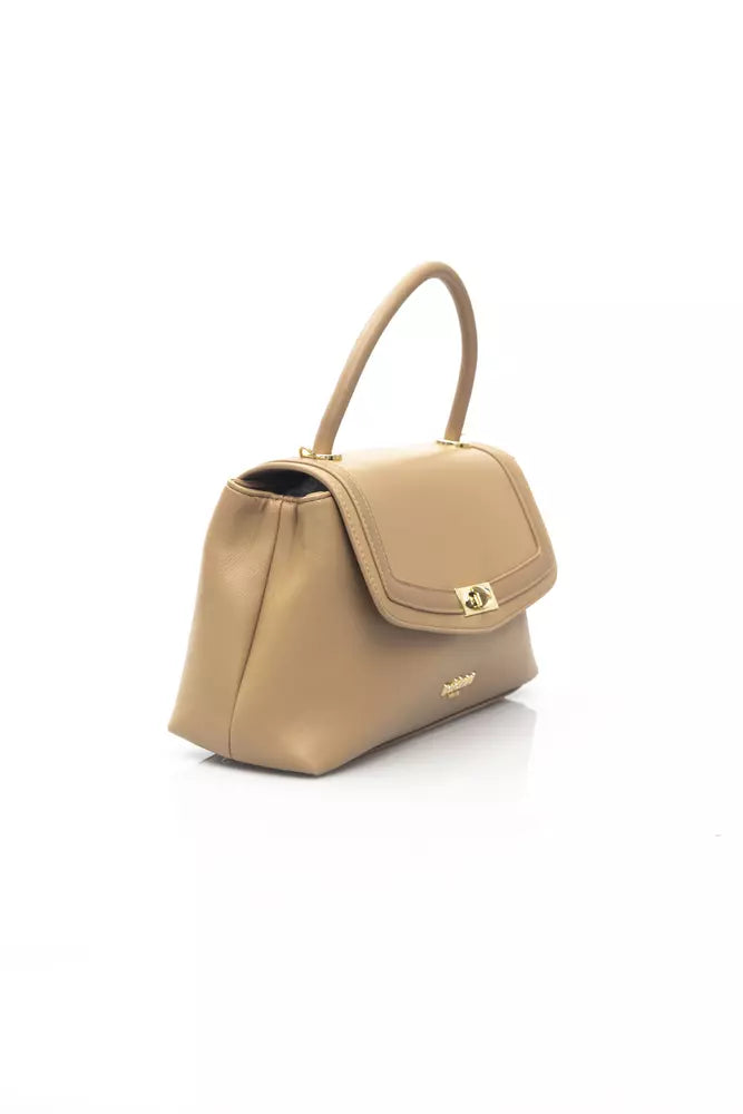 Baldinini Trend Beige Polyethylene Handbag