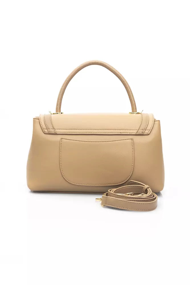 Baldinini Trend Beige Polyethylene Handbag