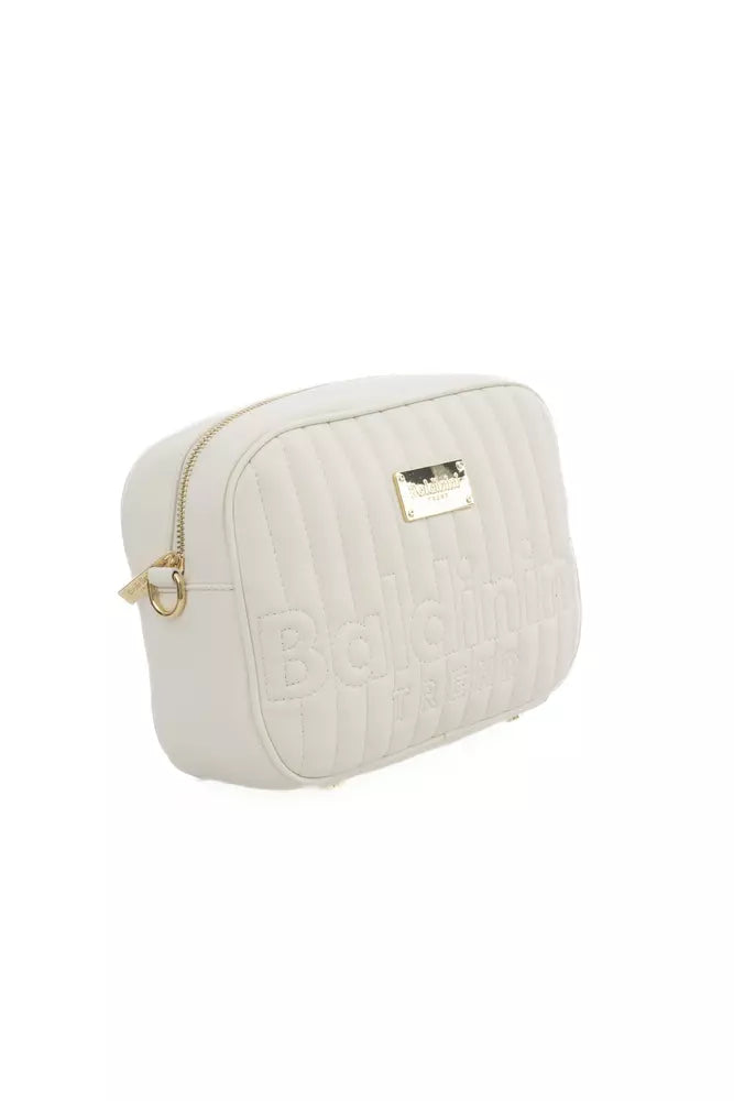 Baldinini Trend White Polyethylene Shoulder Bag