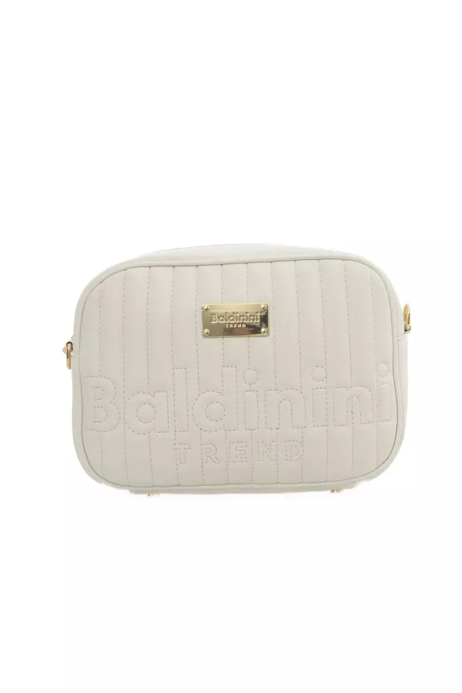 Baldinini Trend White Polyethylene Shoulder Bag