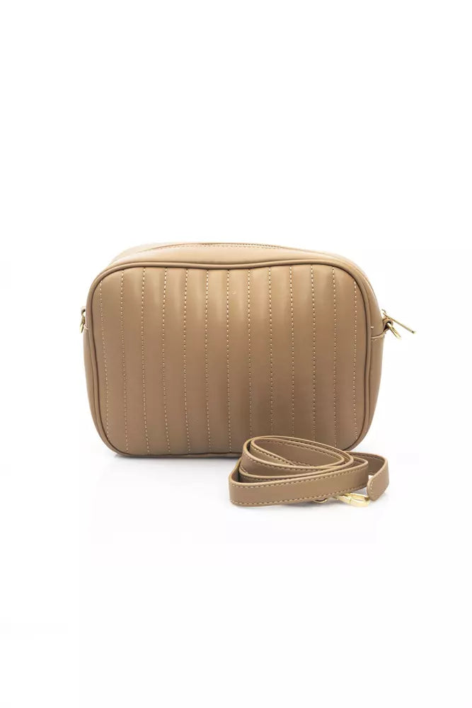 Baldinini Trend Beige Polyurethane Shoulder Bag