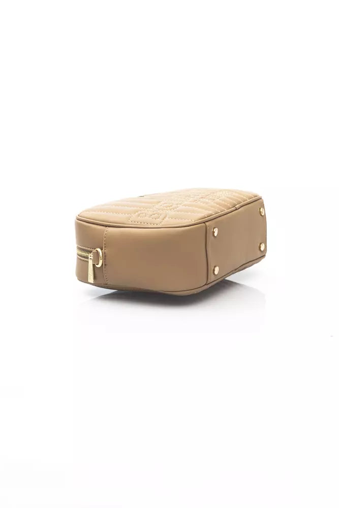 Baldinini Trend Beige Polyurethane Shoulder Bag