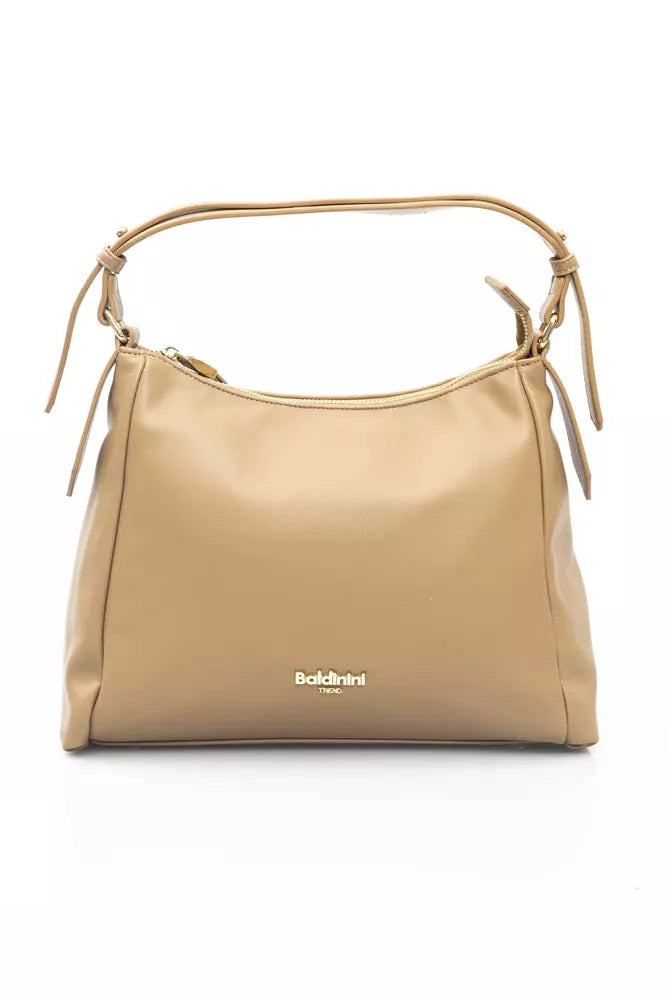 Baldinini Trend Beige Polyethylene Handbag