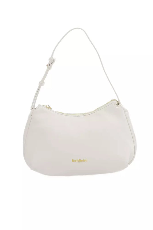 Baldinini Trend White Polyurethane Shoulder Bag