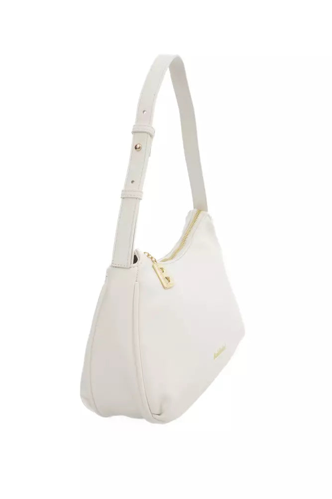 Baldinini Trend White Polyurethane Shoulder Bag