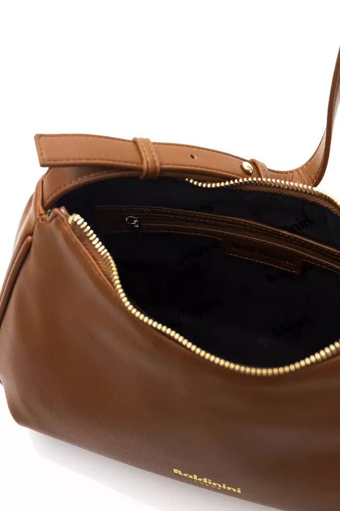 Baldinini Trend Brown Polyethylene Shoulder Bag