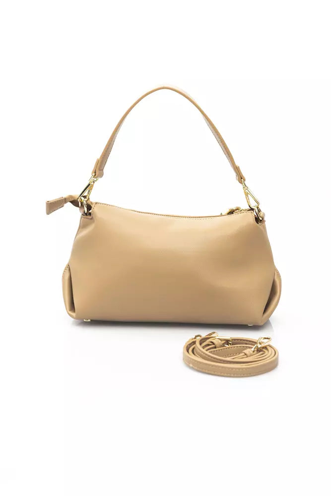 Baldinini Trend Beige Polyethylene Handbag