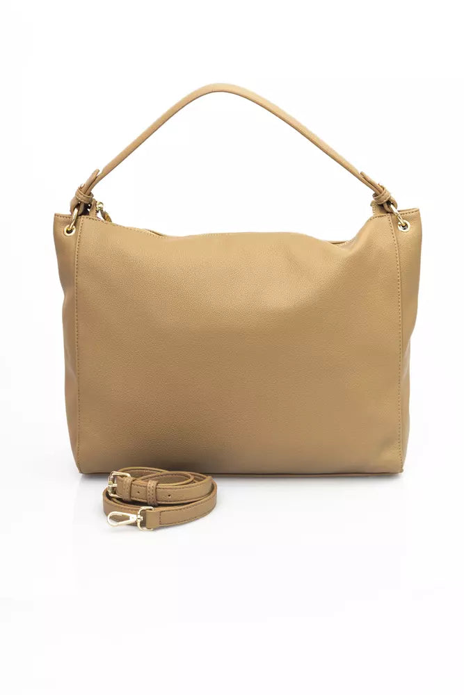 Baldinini Trend Beige Polyethylene Shoulder Bag