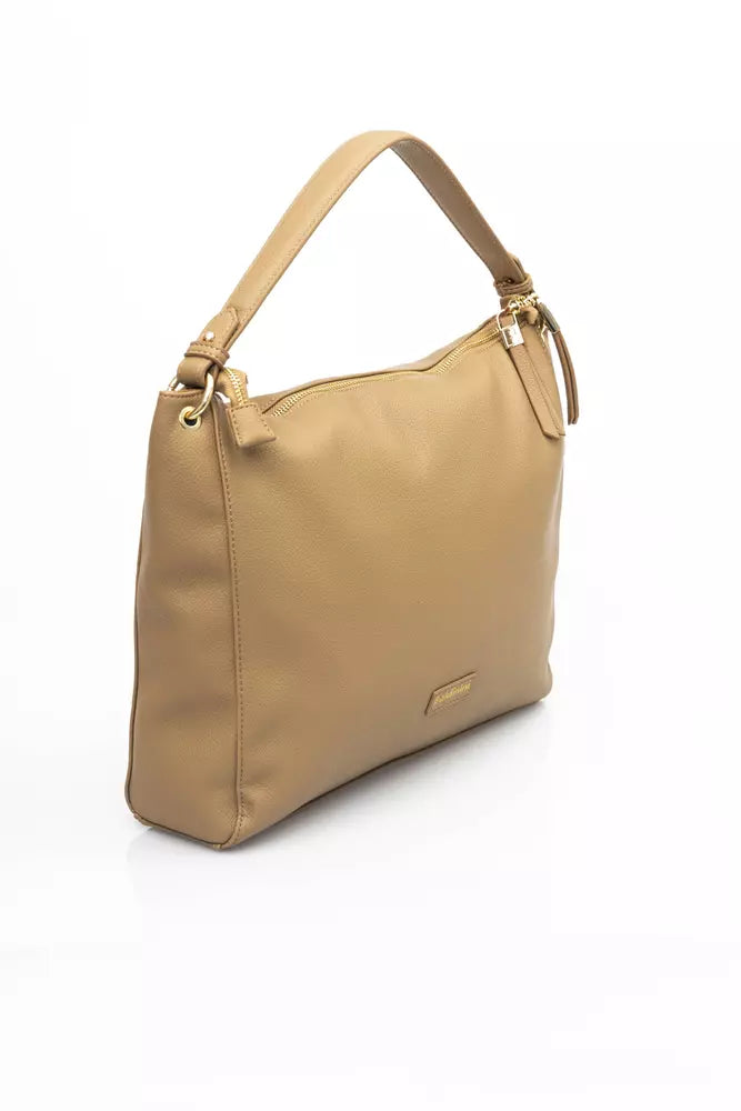 Baldinini Trend Beige Polyethylene Shoulder Bag