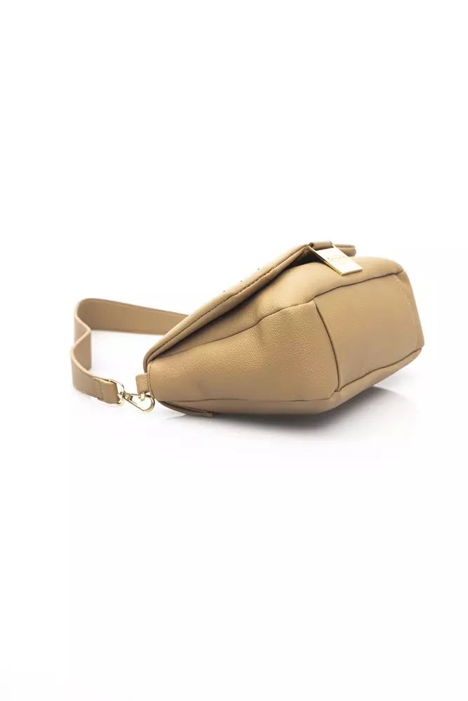 Baldinini Trend Beige Polyethylene Shoulder Bag