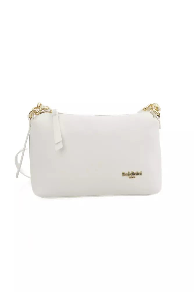 Baldinini Trend White Polyethylene Shoulder Bag