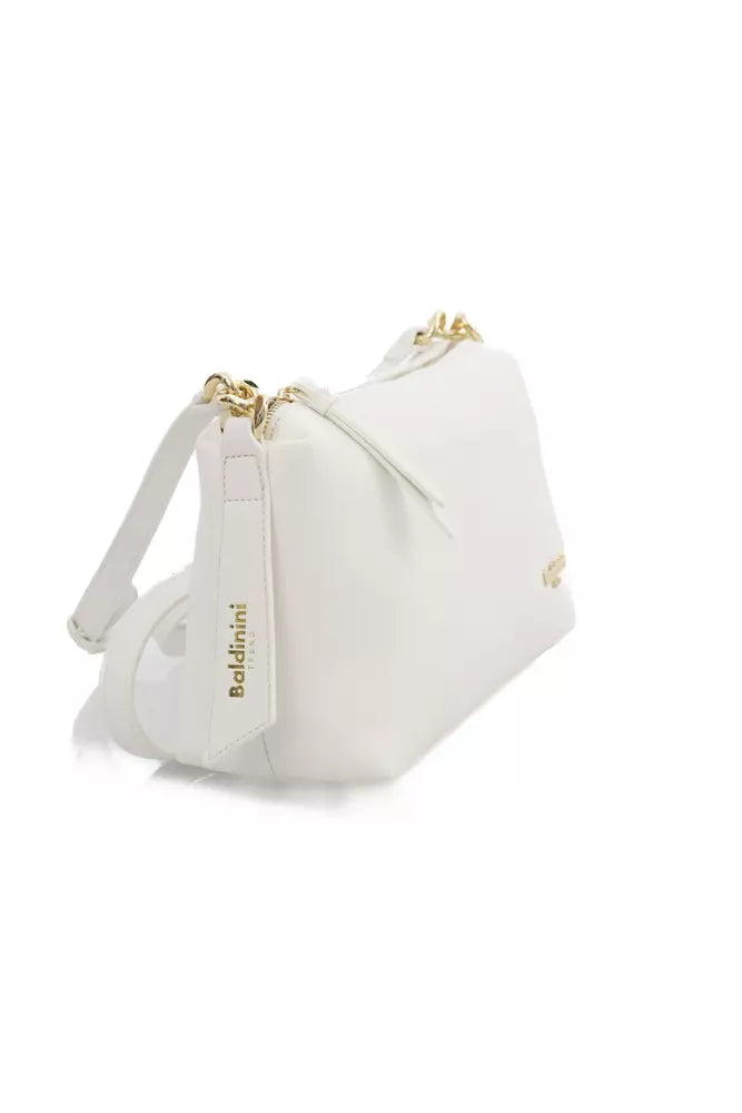 Baldinini Trend White Polyethylene Shoulder Bag