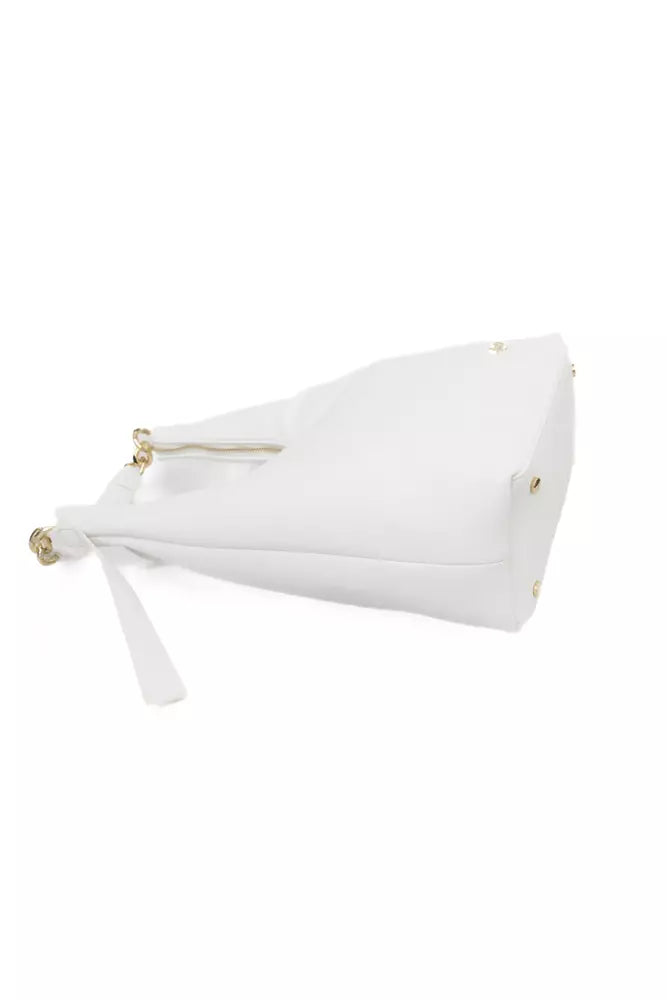 Baldinini Trend White Polyethylene Shoulder Bag