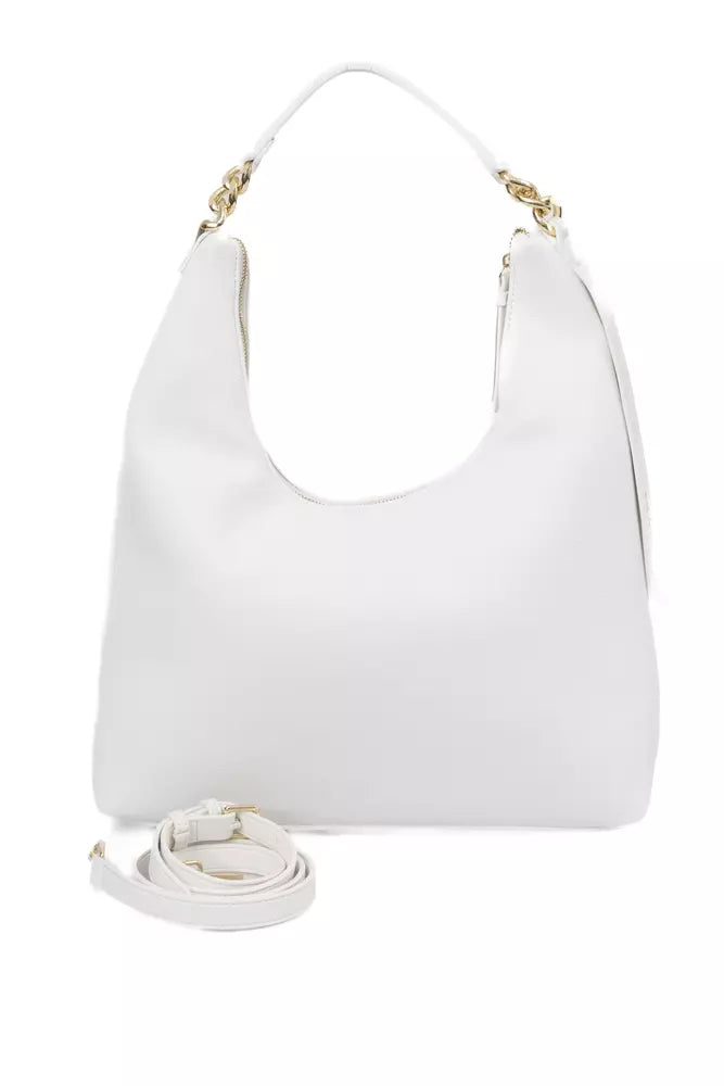 Baldinini Trend White Polyethylene Shoulder Bag