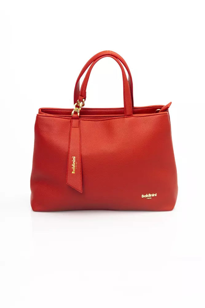 Baldinini Trend Red Polyurethane Handbag