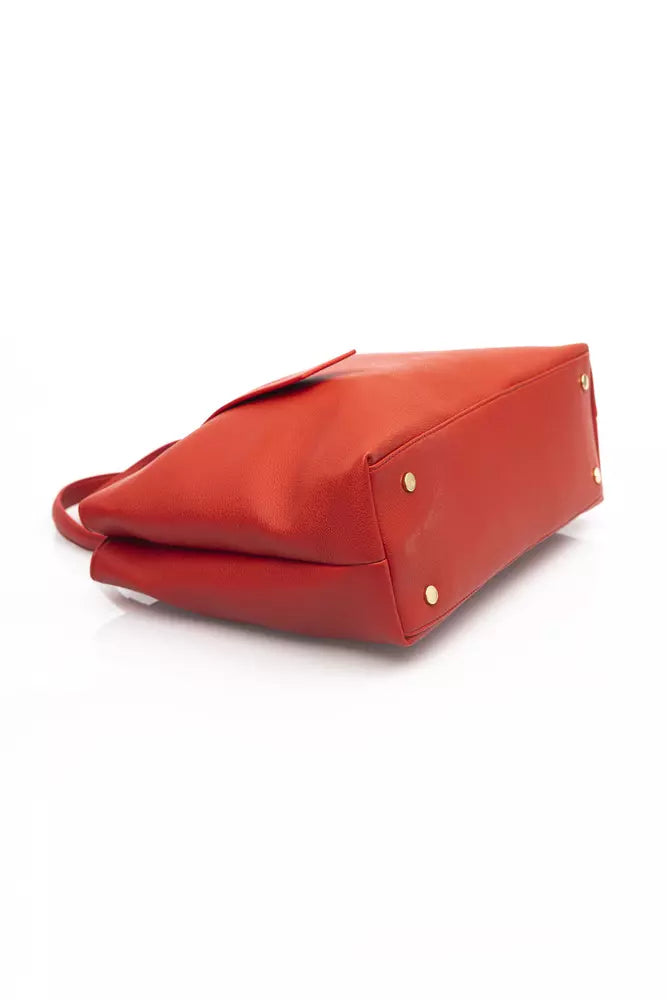 Baldinini Trend Red Polyurethane Handbag