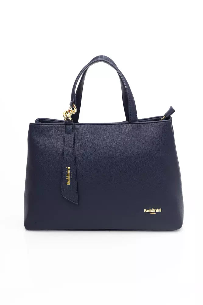 Baldinini Trend Blue Polyurethane Handbag