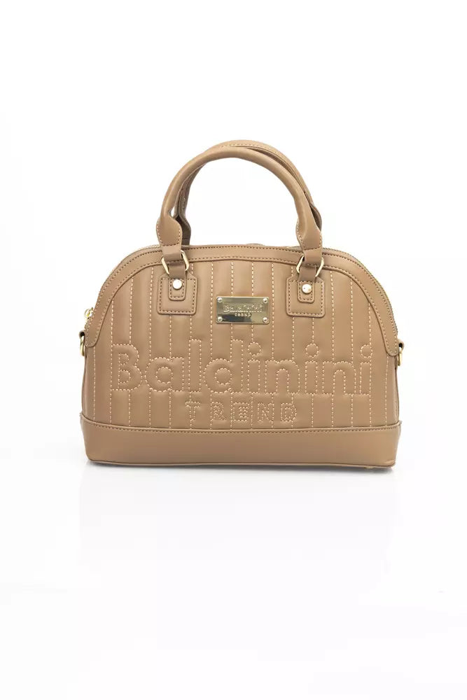 Baldinini Trend Beige Polyurethane Handbag