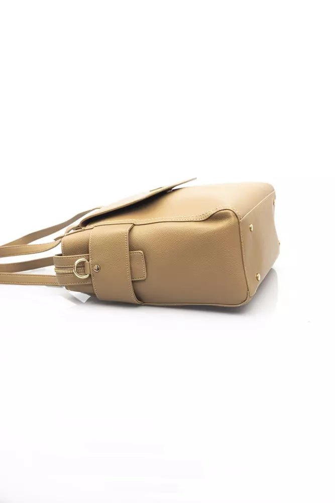 Baldinini Trend Beige Polyurethane Handbag