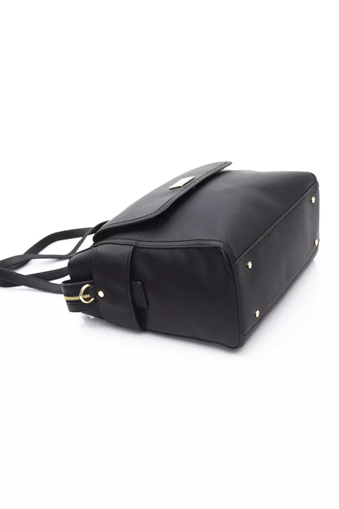 Baldinini Trend Black Polyurethane Handbag