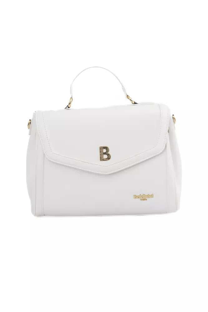 Baldinini Trend White Polyurethane Handbag