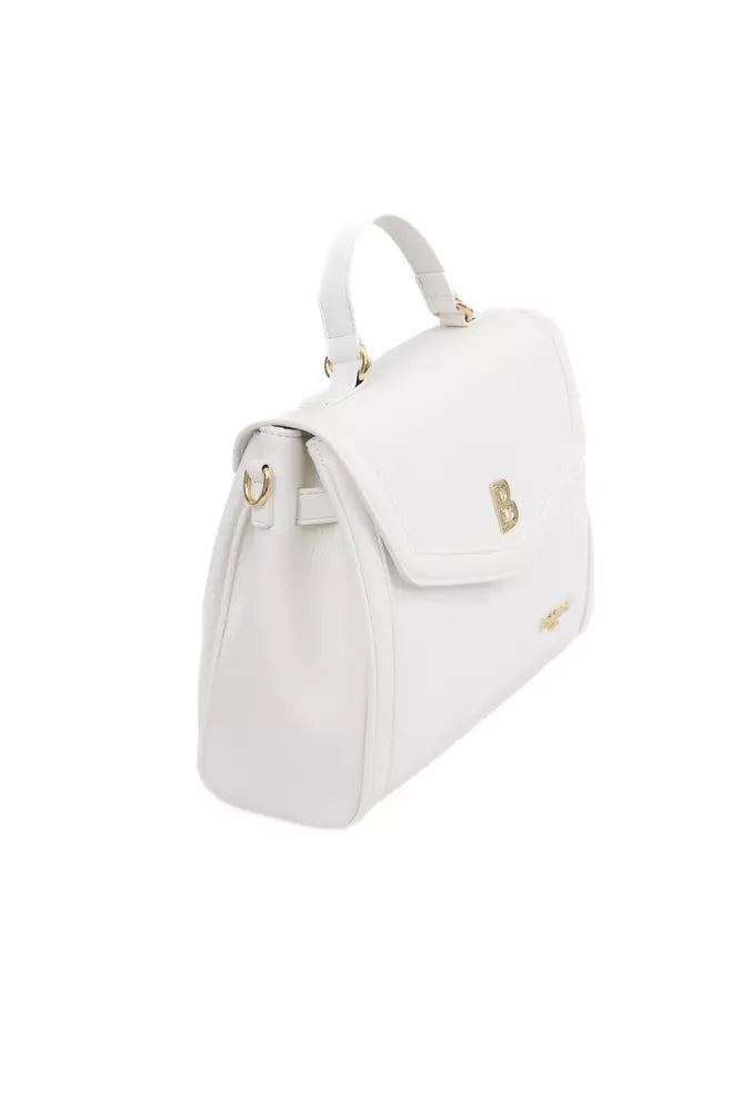 Baldinini Trend White Polyurethane Handbag