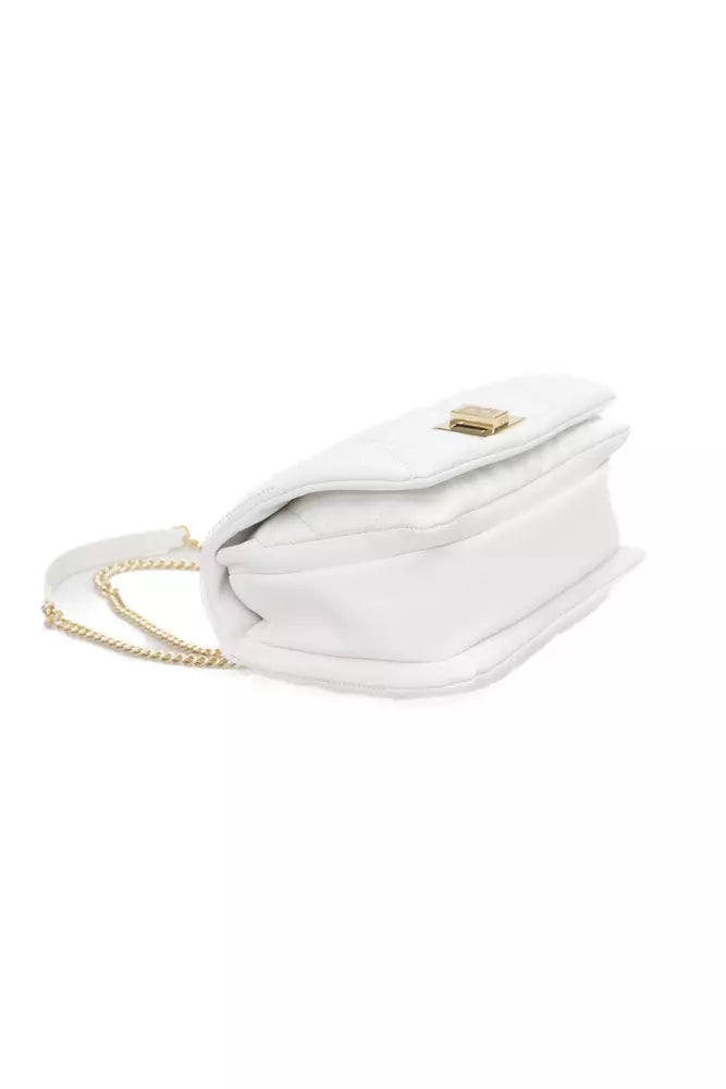 Baldinini Trend White Polyurethane Shoulder Bag