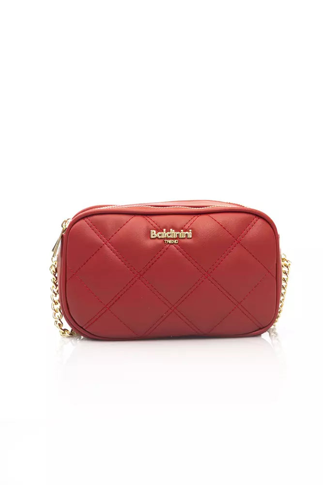 Baldinini Trend Red Polyethylene Shoulder Bag