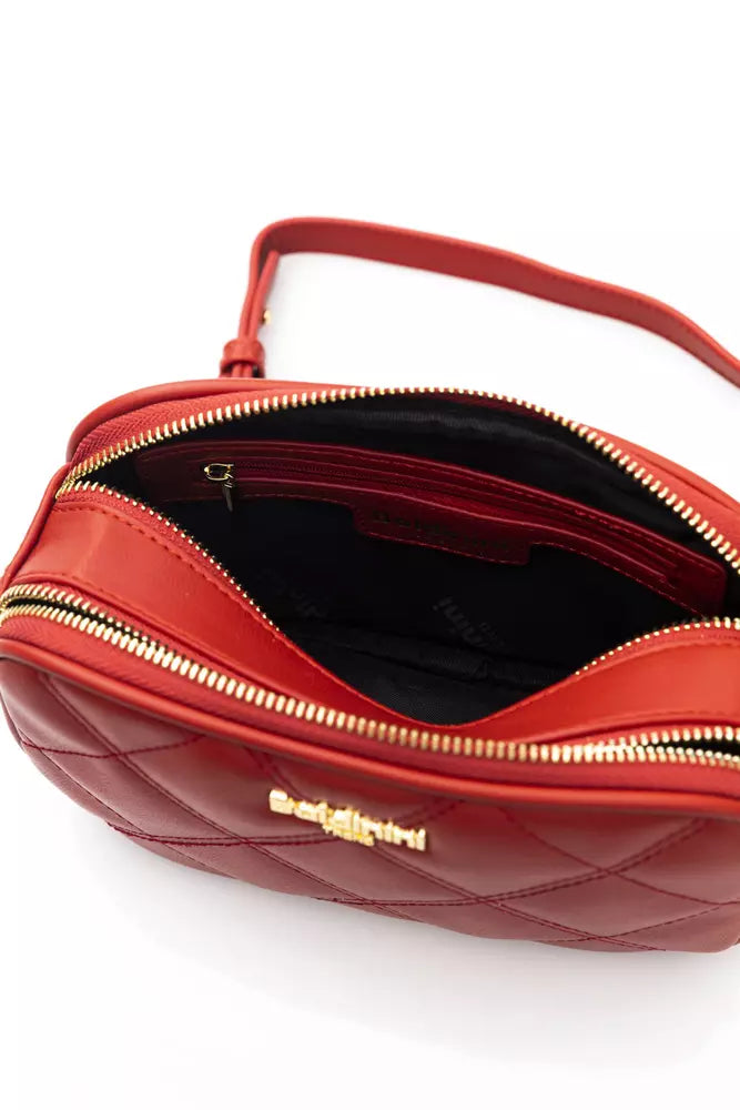 Baldinini Trend Red Polyethylene Shoulder Bag