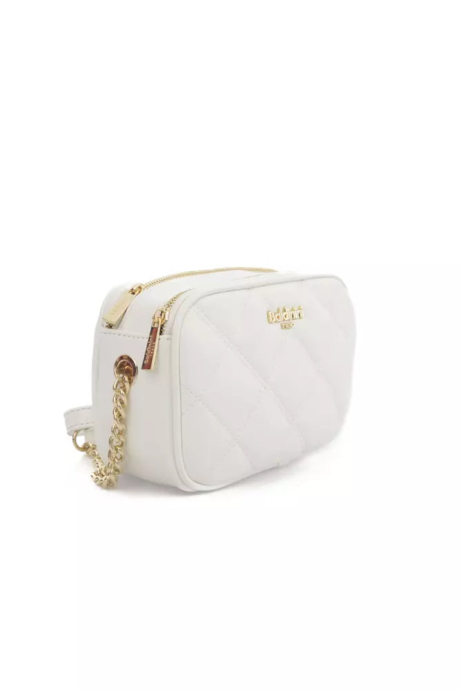 Baldinini Trend White Polyurethane Shoulder Bag