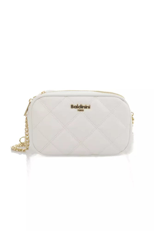 Baldinini Trend White Polyurethane Shoulder Bag