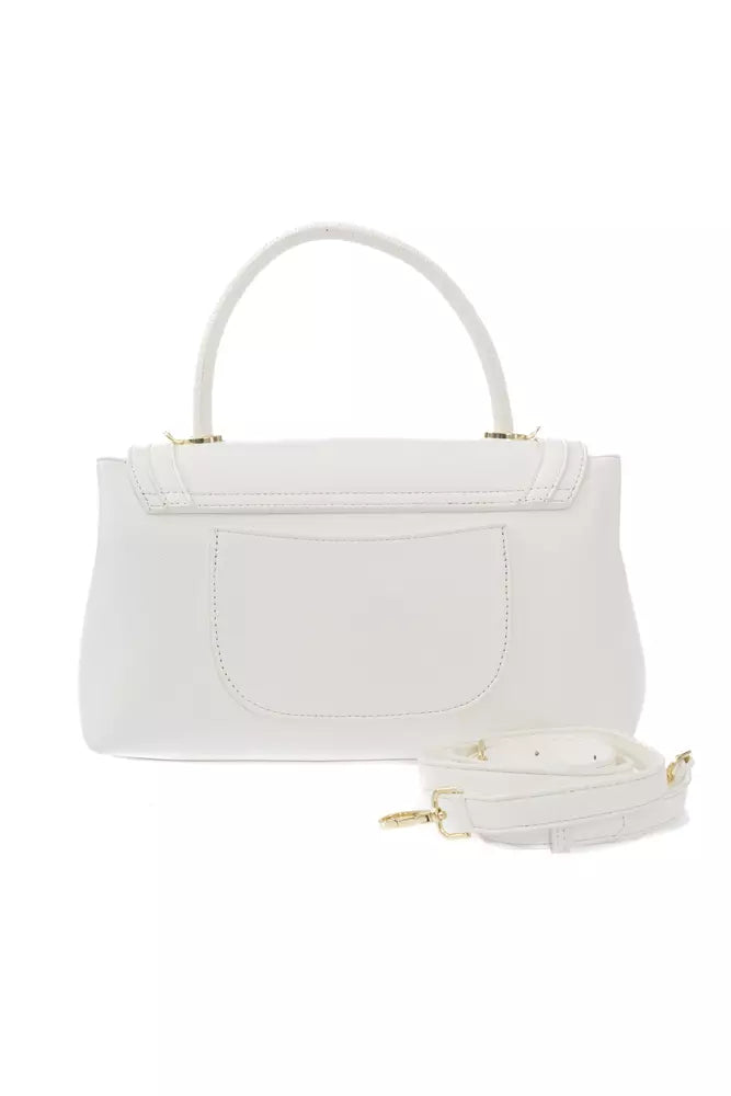 Baldinini Trend White Polyurethane Crossbody Bag