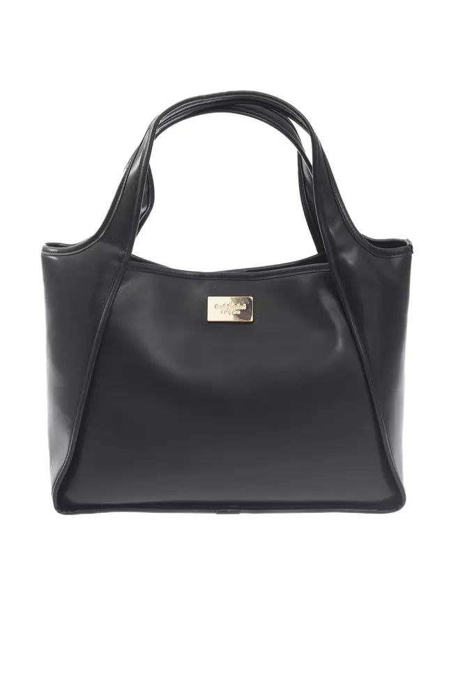 Baldinini Trend Black Polyuretane Handbag