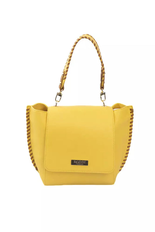 Baldinini Trend Yellow Polyuretane Crossbody Bag