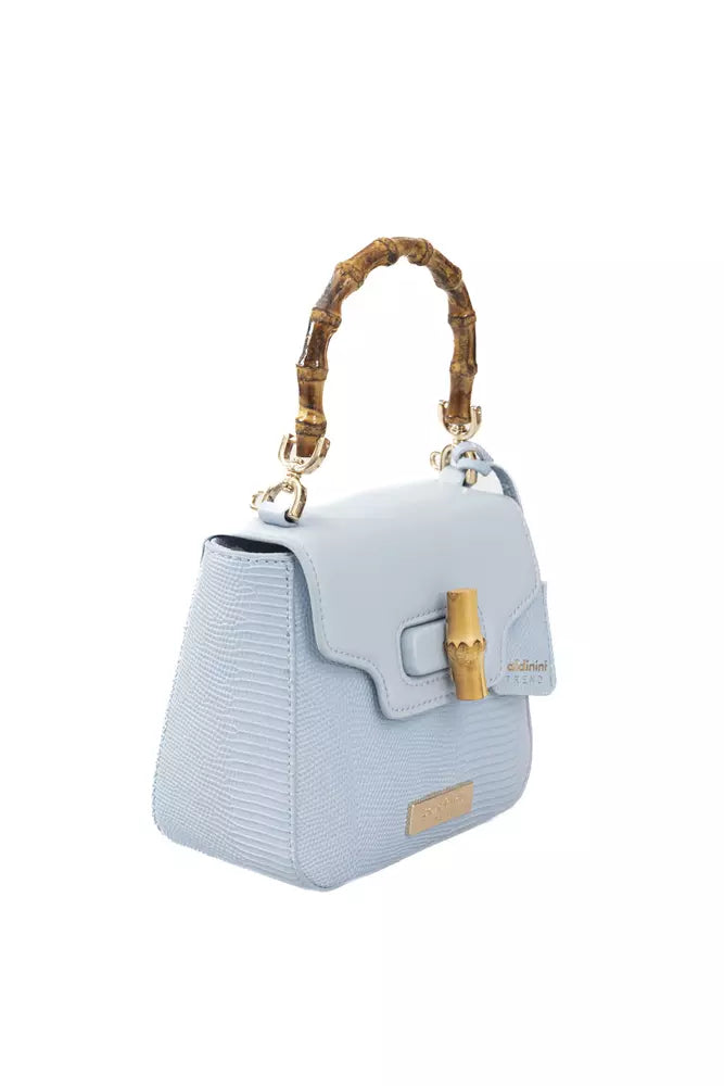 Baldinini Trend Light Blue Polyuretane Crossbody Bag