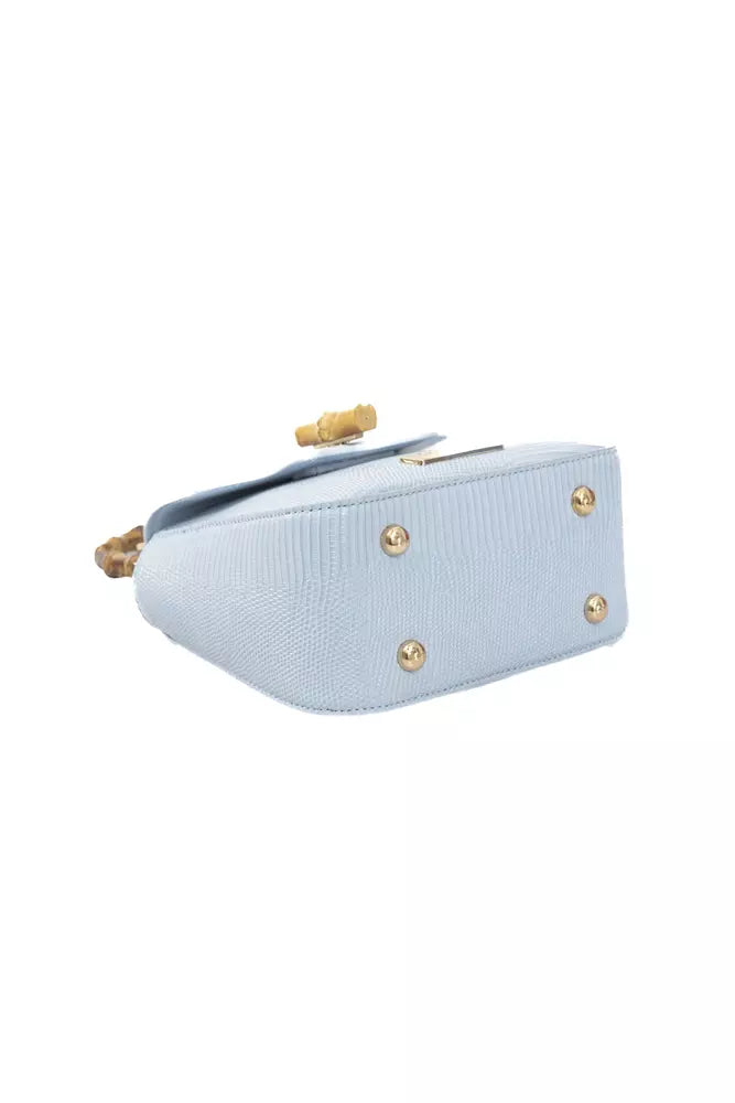 Baldinini Trend Light Blue Polyuretane Crossbody Bag